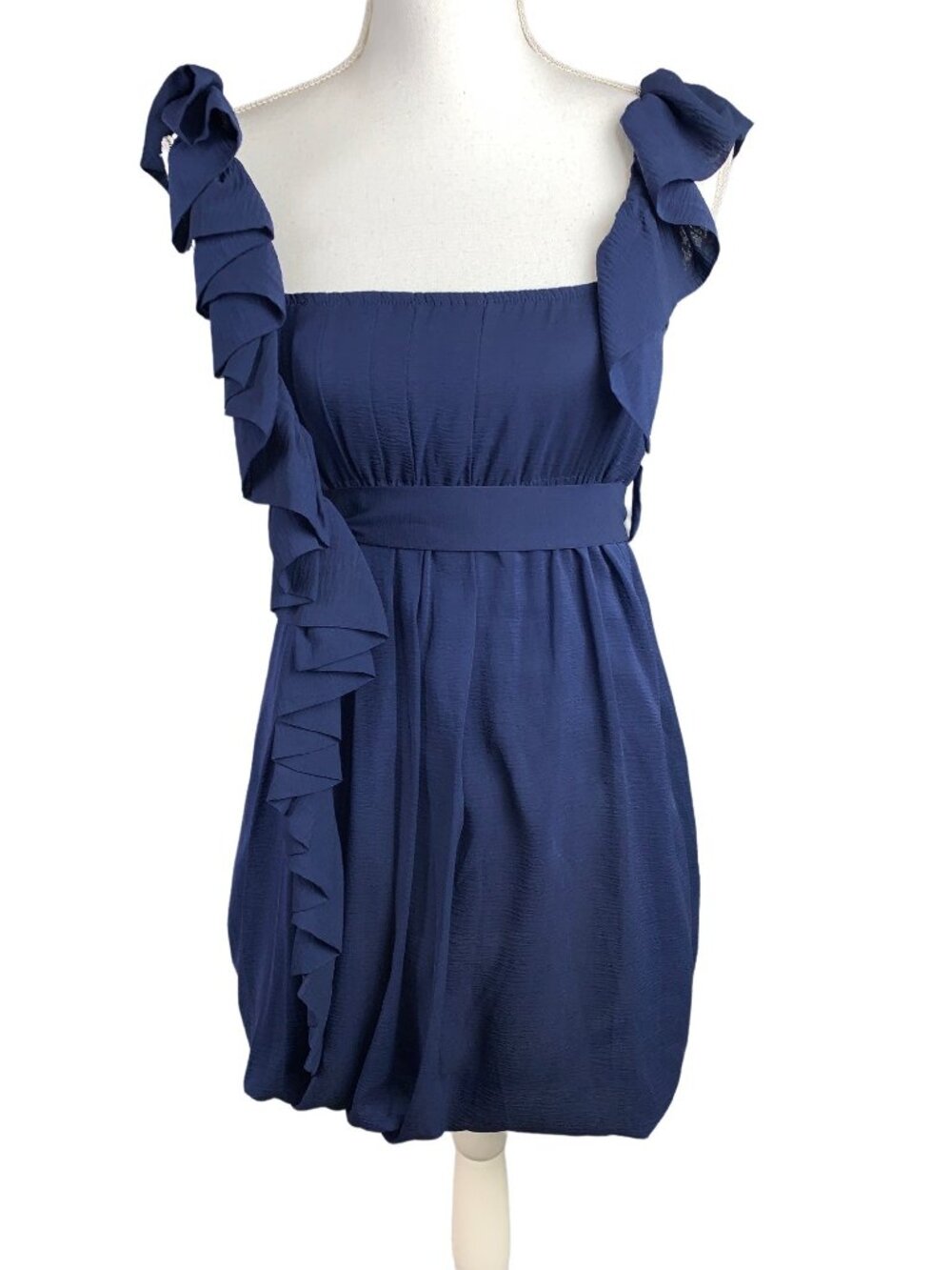 Flavio Casteilani  Silk Ruffle Sleeveless Dress NWT size 2